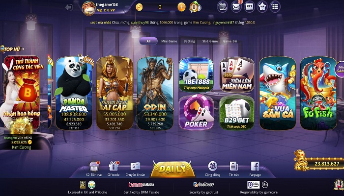 B29 - Cổng game đổi thưởng quốc tế chất lượng cao