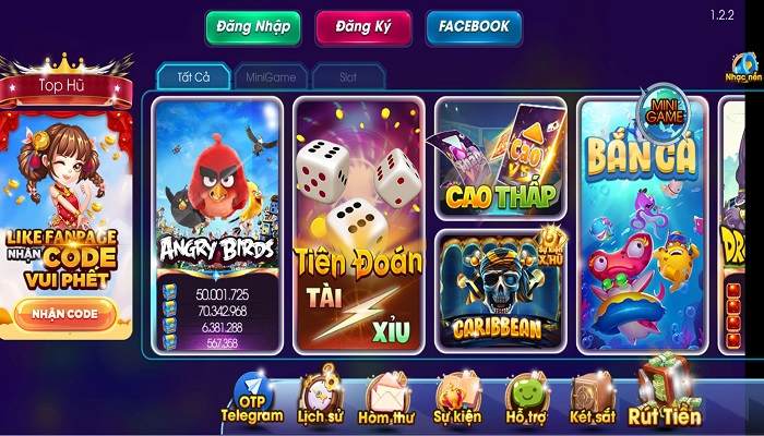 Đa dạng danh mục game đặc sắc tại Loc 86 Club